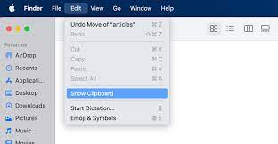 how to view clipboard history on a mac