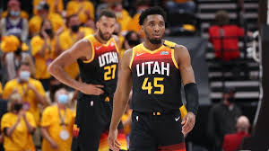 Utah jazz guard mike conley (10), shown april 19, 2021, will miss game 1 against the los angeles clippers on tuesday night because of a right hamstring strain. X4 Nqmghstsymm