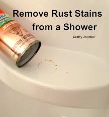 Remove Rust From The Shower