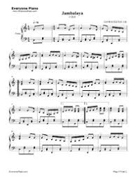 # перевод песни jambalaya (carpenters). Jambalaya On The Bayou Free Piano Sheet Music Piano Chords