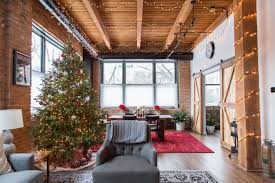 Decorating a truly authentic loft apartment can be a challenge. House Tour A Classic Chicago Loft Decorated For Christmas Apartment Therapy