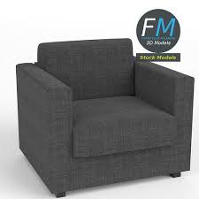 Single Seater Sofa 3d Model Cgtrader