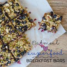 oatmeal breakfast bars recipe a healthy