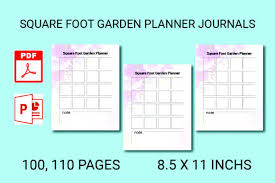 Square Foot Garden Planner Journals
