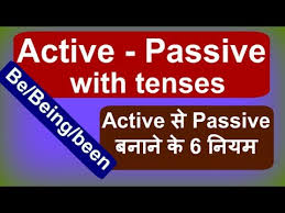 Active And Passive Voice In Hindi English Grammar In Hindi