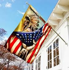Native American Flag House Flag
