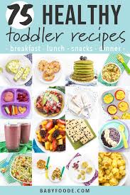 75 toddler meals healthy easy