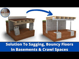 sagging floor repair video you