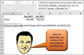 microsoft excel how to link text bo