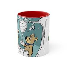yogi bear boo boo picnic mug 60s tv