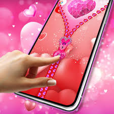 love zipper lock screen apk for android