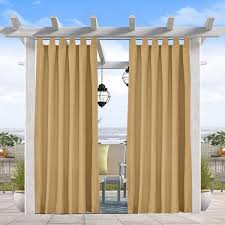 Beige Curtains Outdoor Curtains