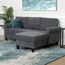 abbyson ryan fabric sofa and ottoman