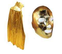 I wanted to become him! Ramses Youth Kids 30 Lucha Libre Halloween Costume Cape Mask Metallic Gold Maskmaniac Com Halloween Costumes Easy Halloween Costumes Costume Capes