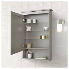 Hemnes Mirror Cabinet With 1 Door Gray