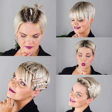 Finger waves are a perfect styling option for short hair because they provide loads of volume. Lisa Short Hair Pixiecut On Instagram Snaps And Hair Clips On Short Hair Check Pixiehairclips Yes Or No Lisa Short Hair Short Hair Styles Hair Clips