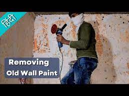 removing old wall paint