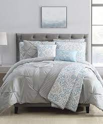 s l home fashions light blue gray