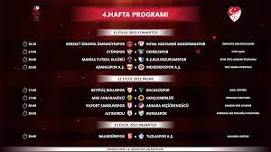 TFF 1. Lig 4-8. hafta programları açıklandı - Spor Toto 1. Lig Haber Detay  Sayfası TFF