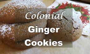 colonial ginger cookies the dachshund mom