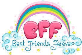 best friend forever stock photos