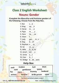 * efl exercises, eal classes, esol quizzes, elt activities. Worksheets For Class 2 English Nouns Gender By Takshila Learning Online Classes Issuu