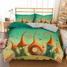 Homesky Cartoon Castle Bedding Set