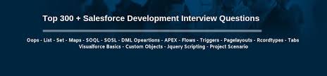 sforce development interview questions
