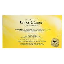 herbal tea lemon ginger caffeine
