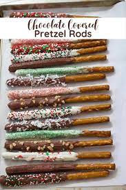chocolate covered pretzel rods easy