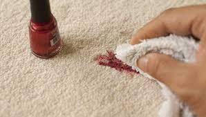 will carpet cleaner remove nail polish