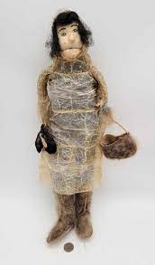 Sold at Auction: Early Chevak Eskimo Seal Gut Doll