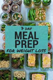 7 day meal prep for weight loss a