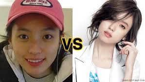 artis korea saat vs tanpa makeup