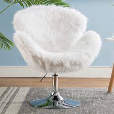 Excellent cool cool chairs for teens in property gallery. Amazon Com Vanity Chair For Bedroom Cute Home Office Chair Faux Fur Chairs For Teens Girls Dorm Chairs Comfy Adjustable Stool White Long Faux Fur Kitchen Dining