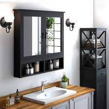 Mia Bathroom Double Mirror Wall Cabinet