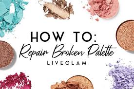 how to repair broken eyeshadow palettes