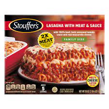 lasagna with meat and sauce family size