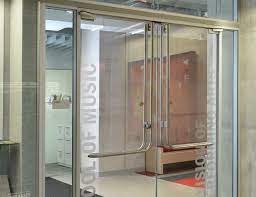 Glass Panic Doors For Commercial Spaces