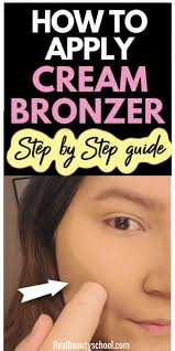 how to apply cream bronzer like a pro