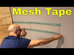 Using Mesh Tape For Drywall Repair Diy
