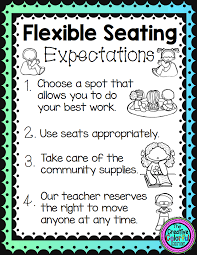 The Creative Colorful Classroom Flexible Seating Procedures