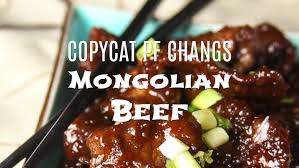 p f chang s mongolian beef copycat recipe