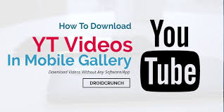 Some phones make editing your videos easier and others have features exclusive to them. Download Youtube Videos In Mobile Gallery How To Droidcrunch