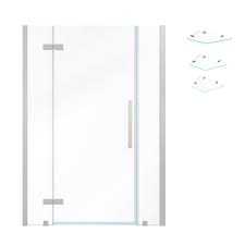 Alcove Frameless Hinge Shower Door