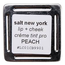salt new york peach lip and cheek crème