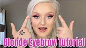 eyebrow tutorial for blondes detailed