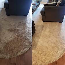 before and after carpet cleaning