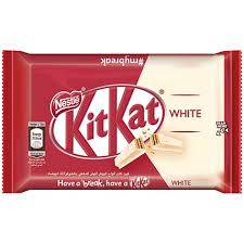 kitkat 4 finger white chocolate bar