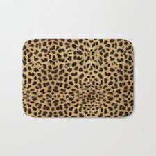 leopard bath mats to match any bathroom
